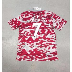 2022 Manchester United Ronaldo Pre Match Training Jersey Kit